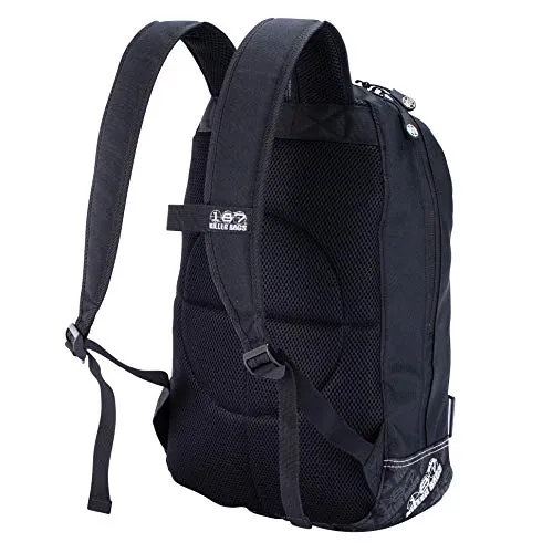 187 Killer Pads Standard Issue Backpack with Skateboard Straps, Black