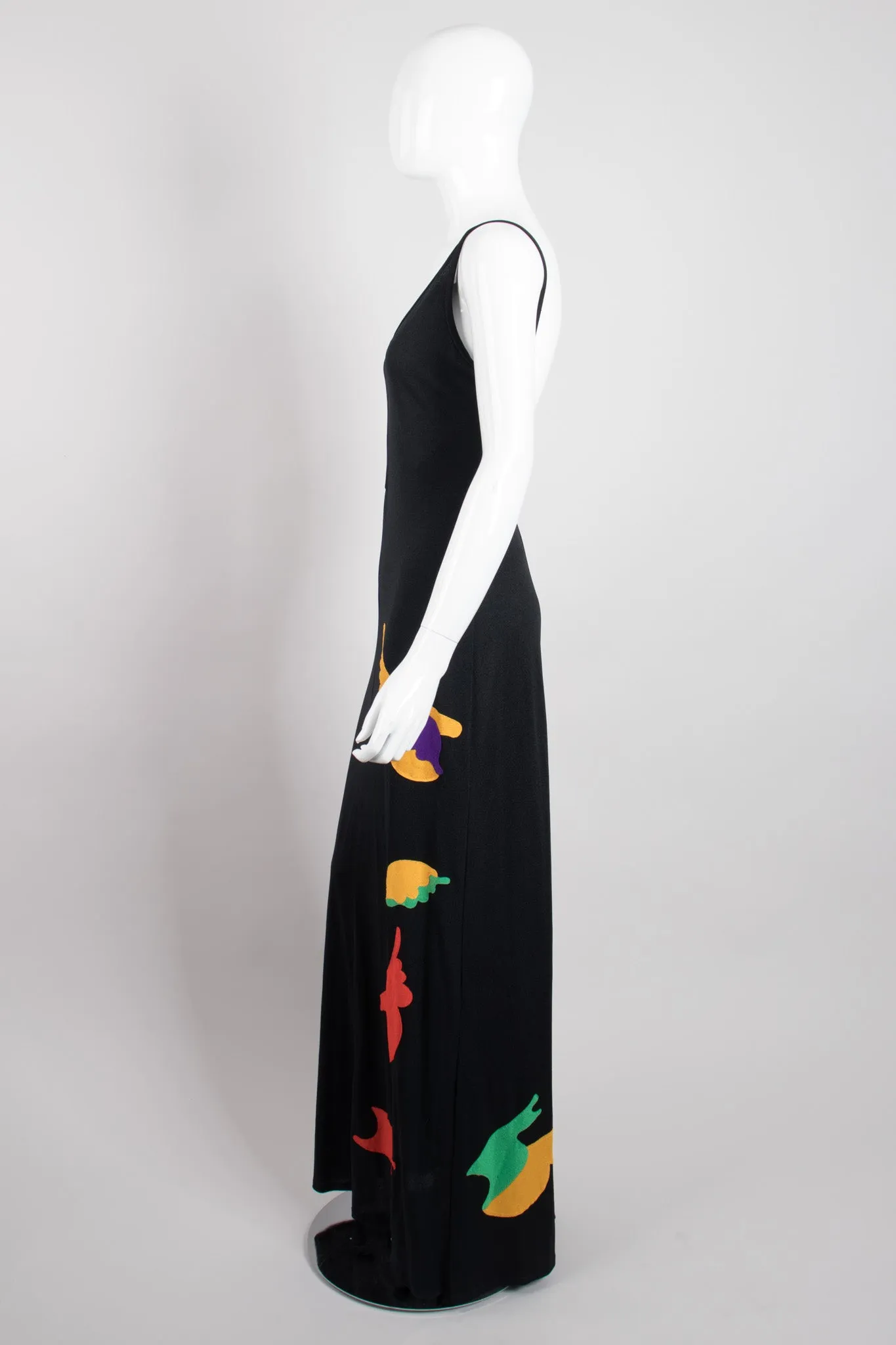 4U2 Keyhole Appliqué Jersey Dress