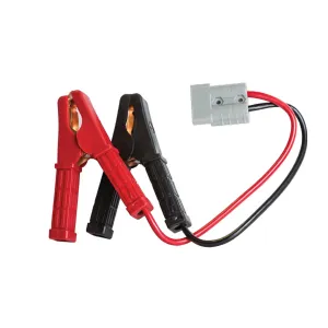 50A Plug to insulated Battery Clamps (8mm2) - 30cm