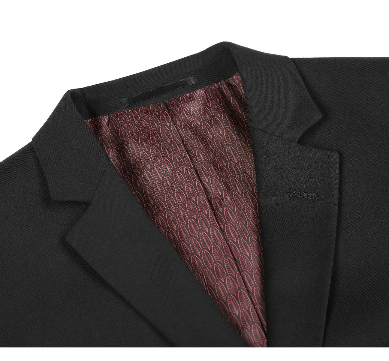 Alessandro Vitello by Renoir Slim Fit Solid Notch Lapel 2-Piece Suit 2110-1