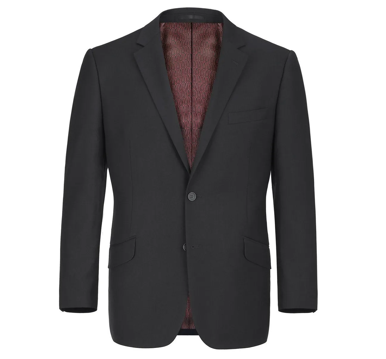 Alessandro Vitello by Renoir Slim Fit Solid Notch Lapel 2-Piece Suit 2110-1