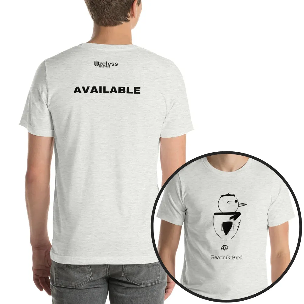 Available Black Print Unisex T-Shirt
