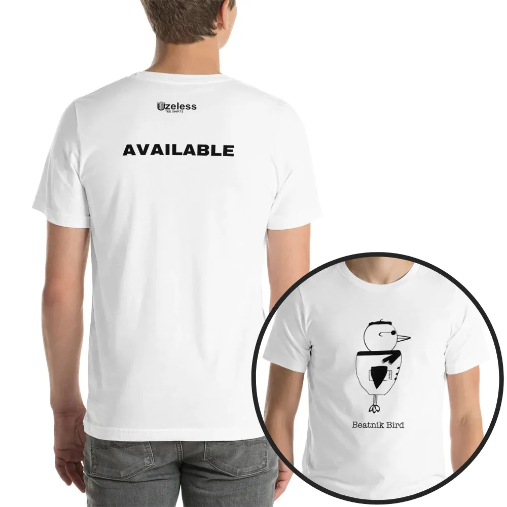 Available Black Print Unisex T-Shirt