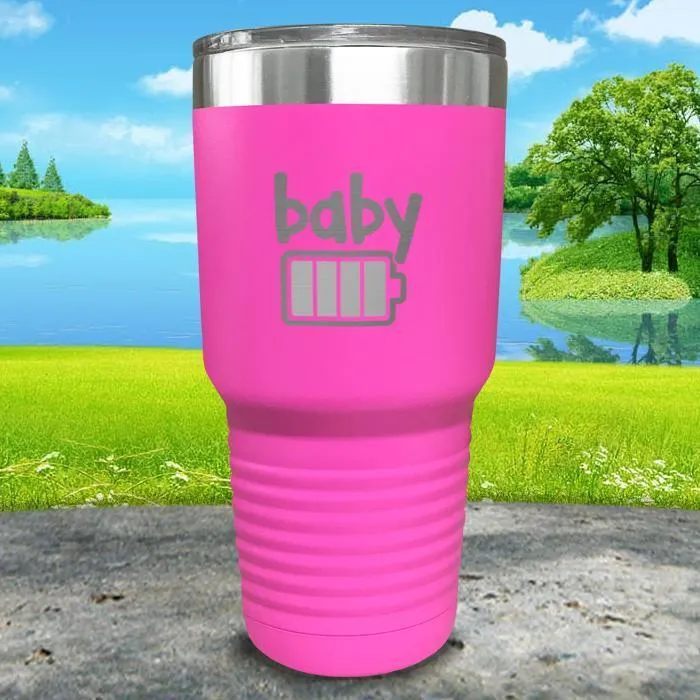 Baby Battery Engraved Tumbler