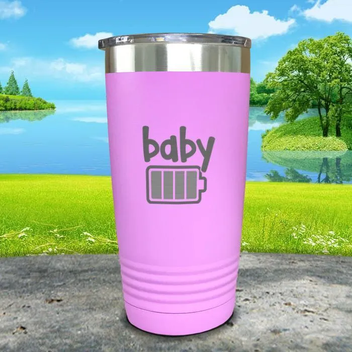 Baby Battery Engraved Tumbler