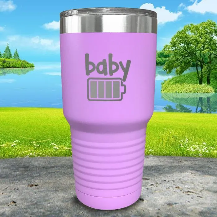 Baby Battery Engraved Tumbler
