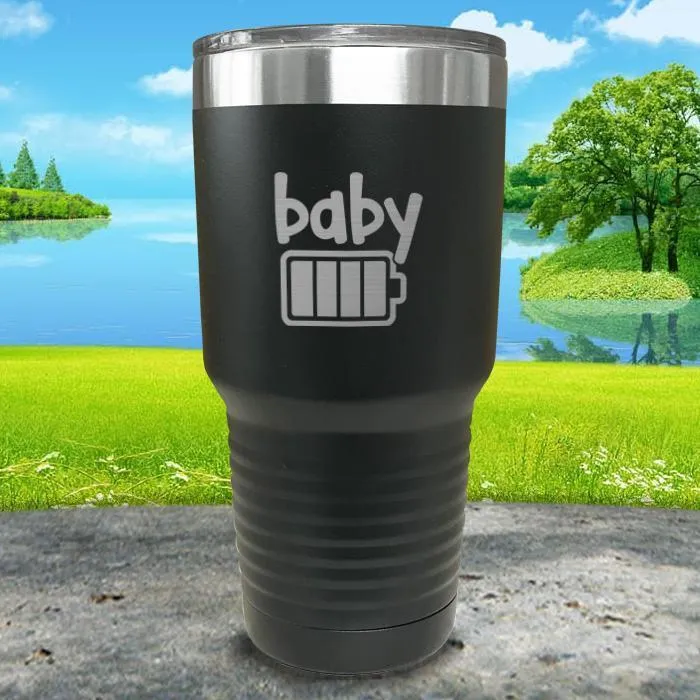 Baby Battery Engraved Tumbler