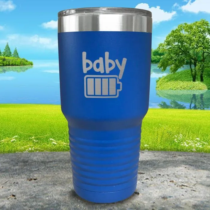 Baby Battery Engraved Tumbler