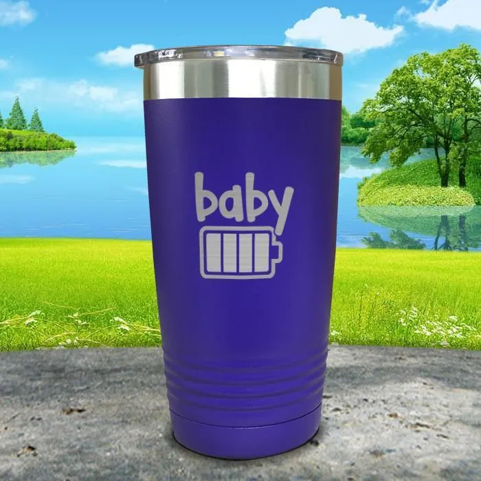 Baby Battery Engraved Tumbler