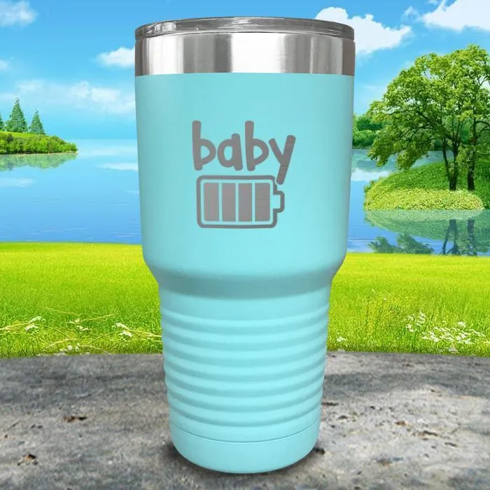 Baby Battery Engraved Tumbler