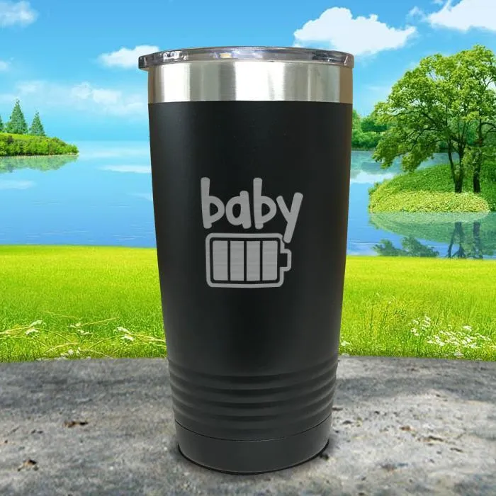 Baby Battery Engraved Tumbler
