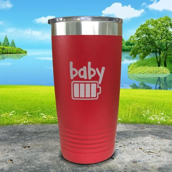 Baby Battery Engraved Tumbler