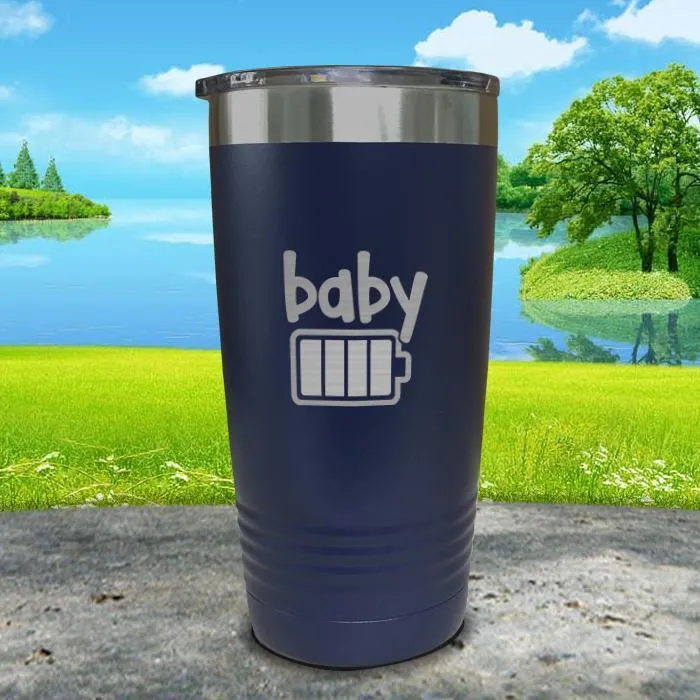 Baby Battery Engraved Tumbler
