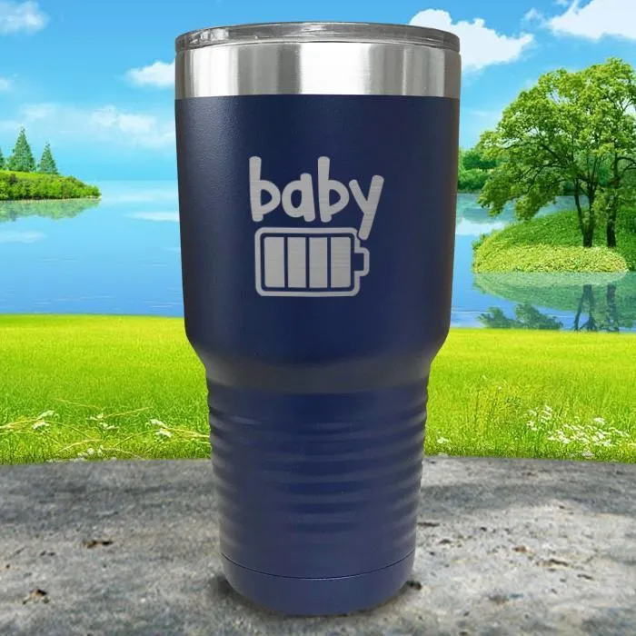 Baby Battery Engraved Tumbler