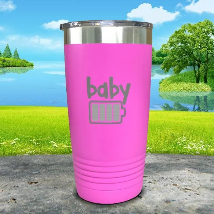 Baby Battery Engraved Tumbler
