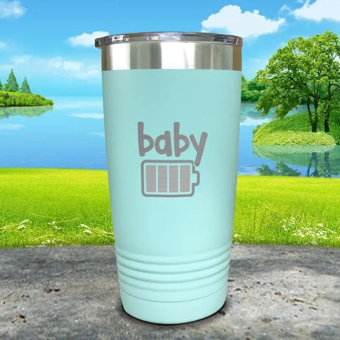 Baby Battery Engraved Tumbler