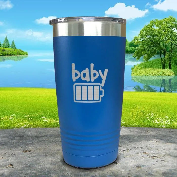 Baby Battery Engraved Tumbler