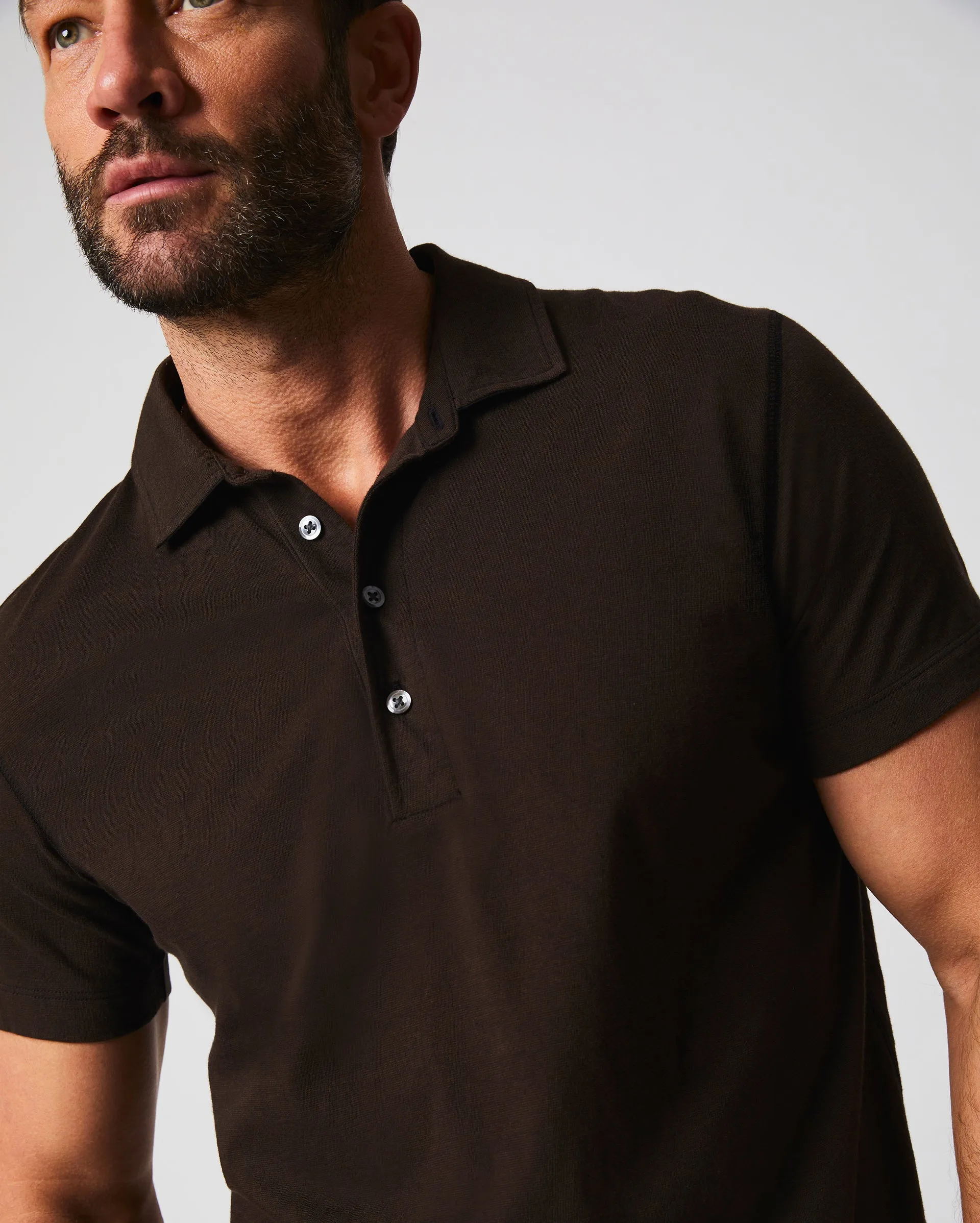 Billy Reid Pensacola Subtle Stripe Polo