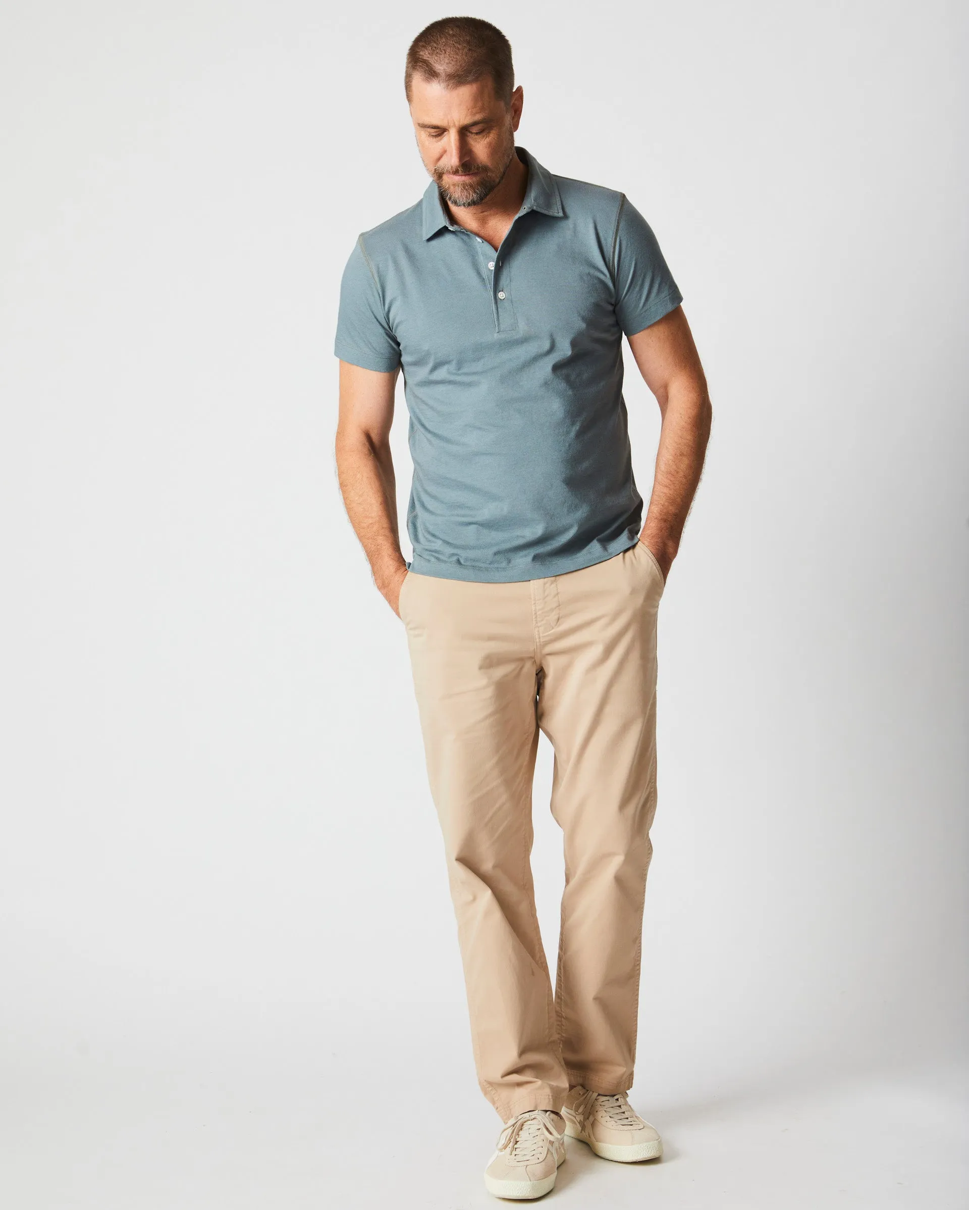 Billy Reid Pensacola Subtle Stripe Polo