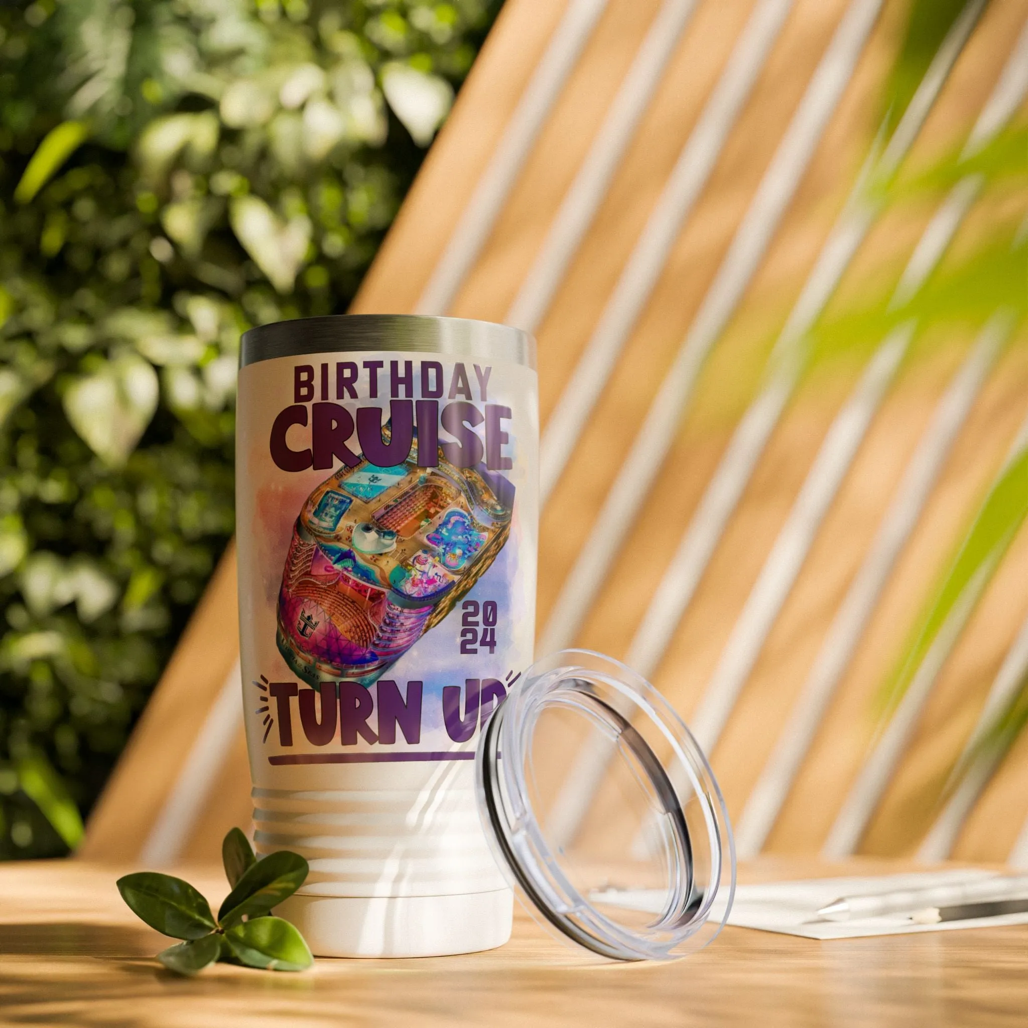 Birthday Cruise Turn-Up Tumbler