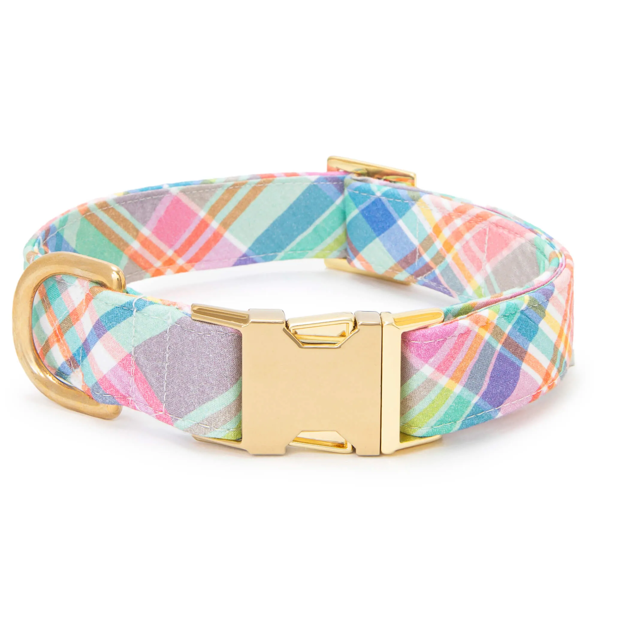 Blooming Plaid Collar Walk Set