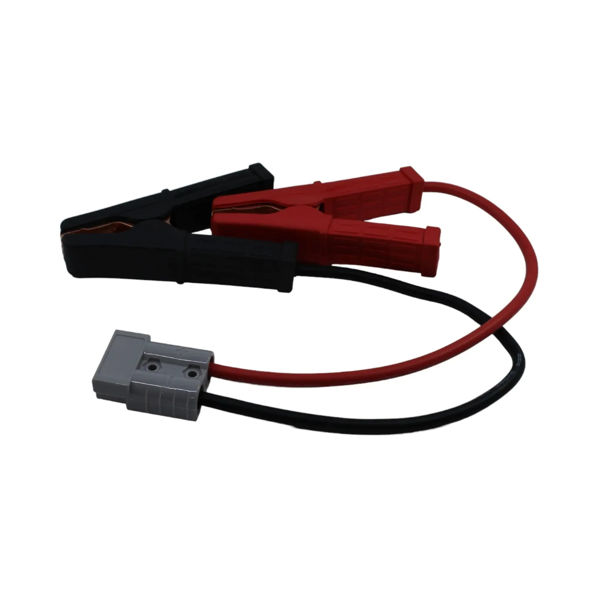 BMPRO Anderson Style 50A Plug to Insulated Battery Clamps (8mm2) - 30cm