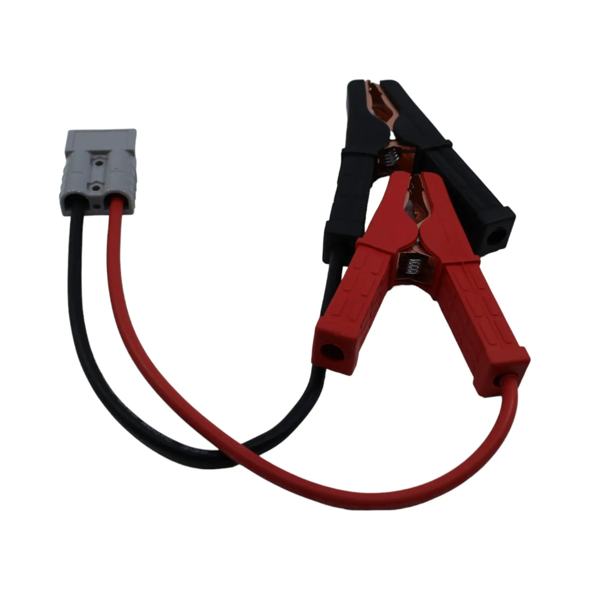 BMPRO Anderson Style 50A Plug to Insulated Battery Clamps (8mm2) - 30cm