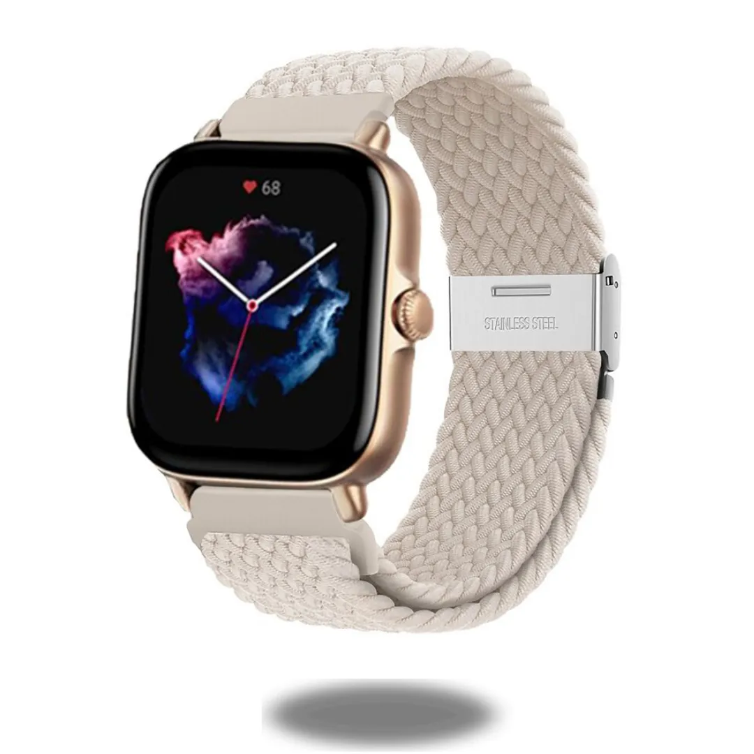 Braided Nylon Adjustable Band for Amazfit Watch