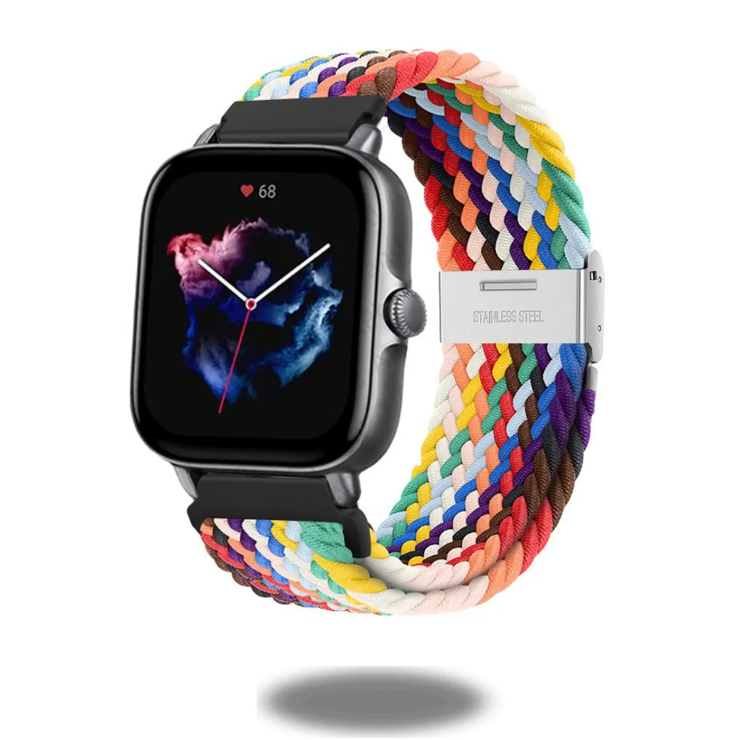 Braided Nylon Adjustable Band for Amazfit Watch