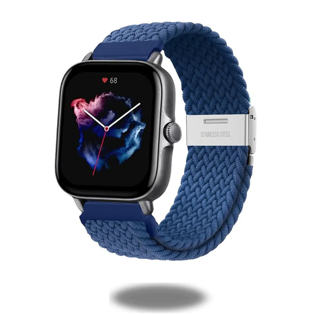 Braided Nylon Adjustable Band for Amazfit Watch