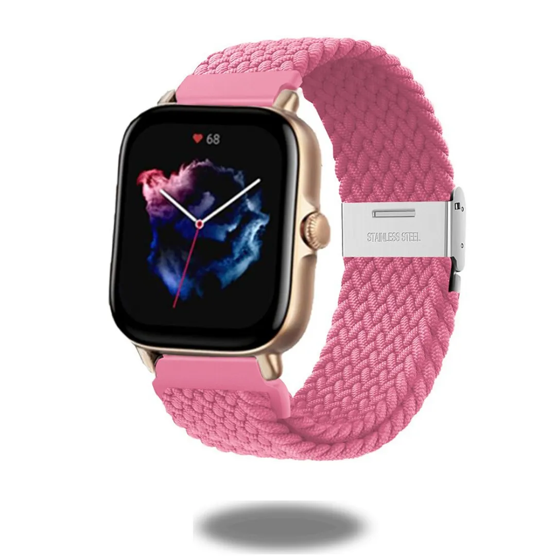 Braided Nylon Adjustable Band for Amazfit Watch