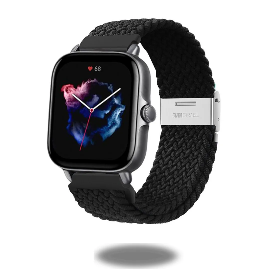 Braided Nylon Adjustable Band for Amazfit Watch