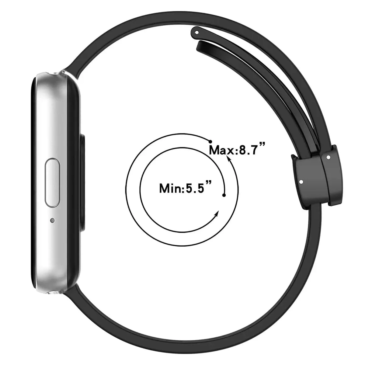 Breathable Magnetic Sports Watch Band For Samsung Fit 3