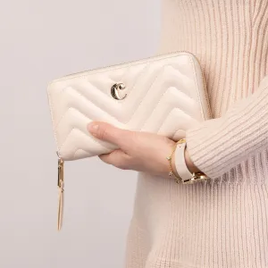 Cacharel CEL220G-Travel wallet Odeon Off-white