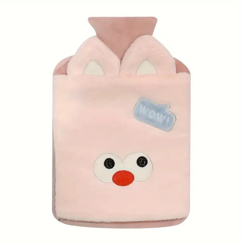 Cartoon Theme Plush Water Bag (2000ml)