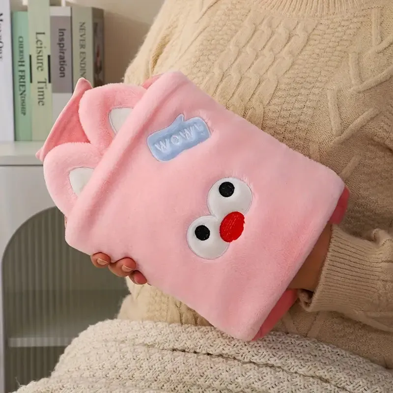 Cartoon Theme Plush Water Bag (2000ml)