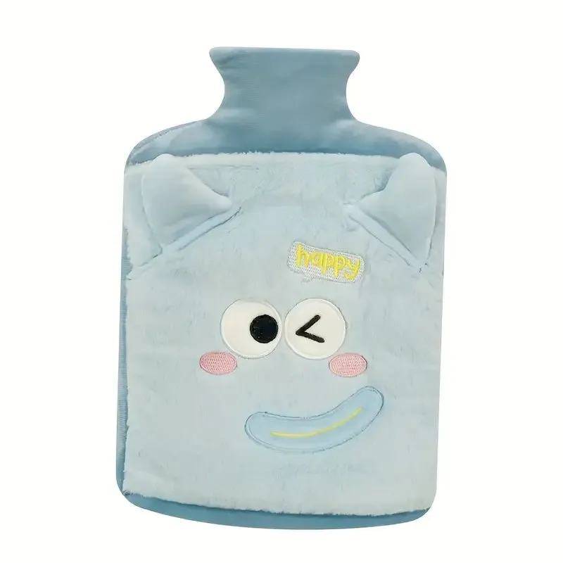 Cartoon Theme Plush Water Bag (2000ml)
