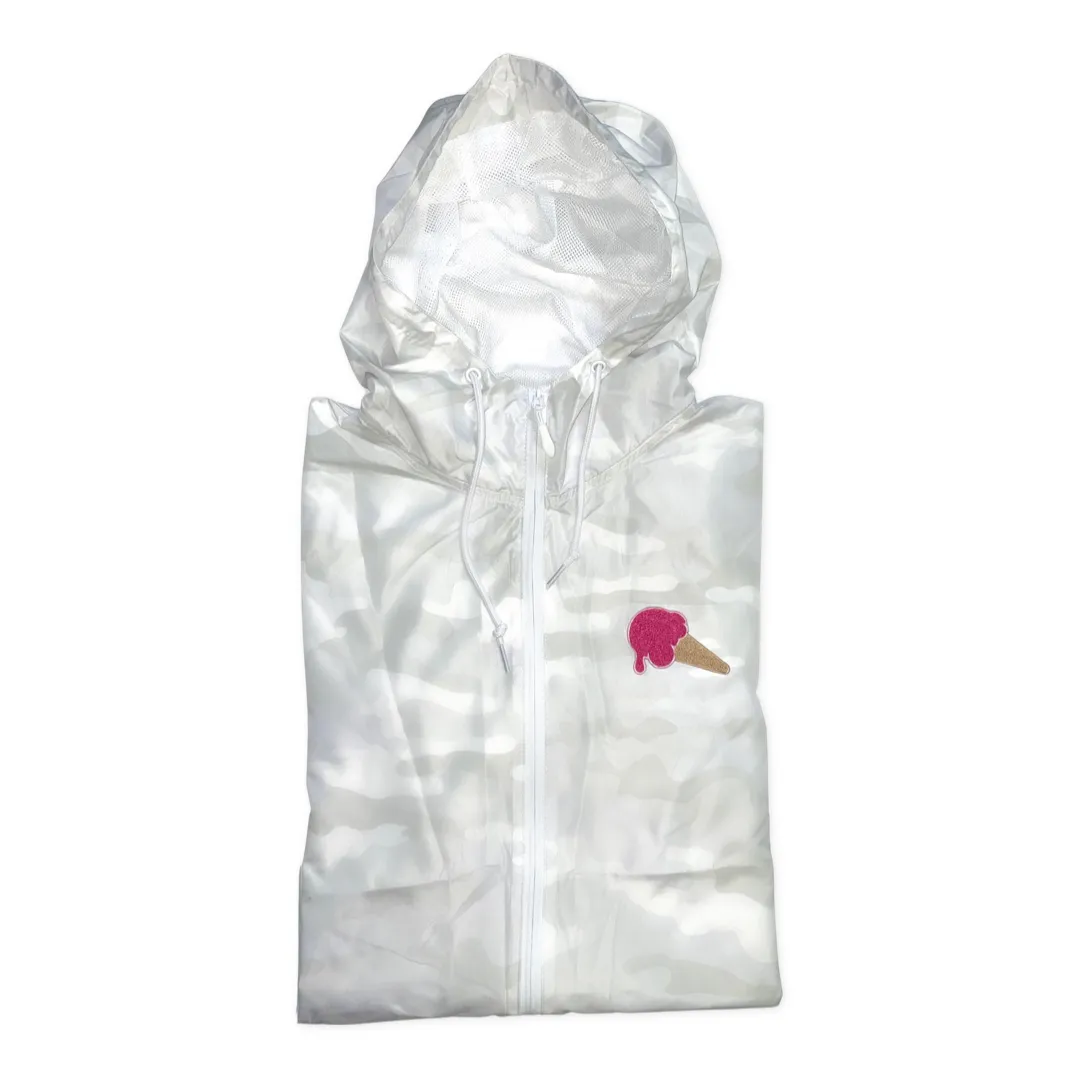 Chenille Camo Windbreaker