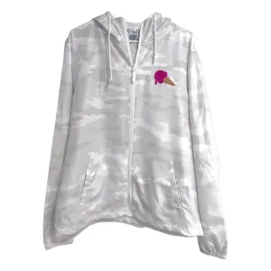 Chenille Camo Windbreaker