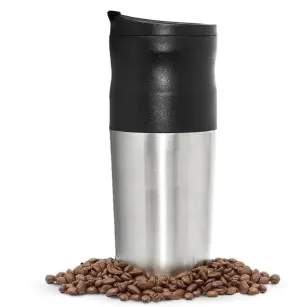 Coffee Maker With Rechargeable Electric Ceramic Coffee Grinder Travel Mug - SLH