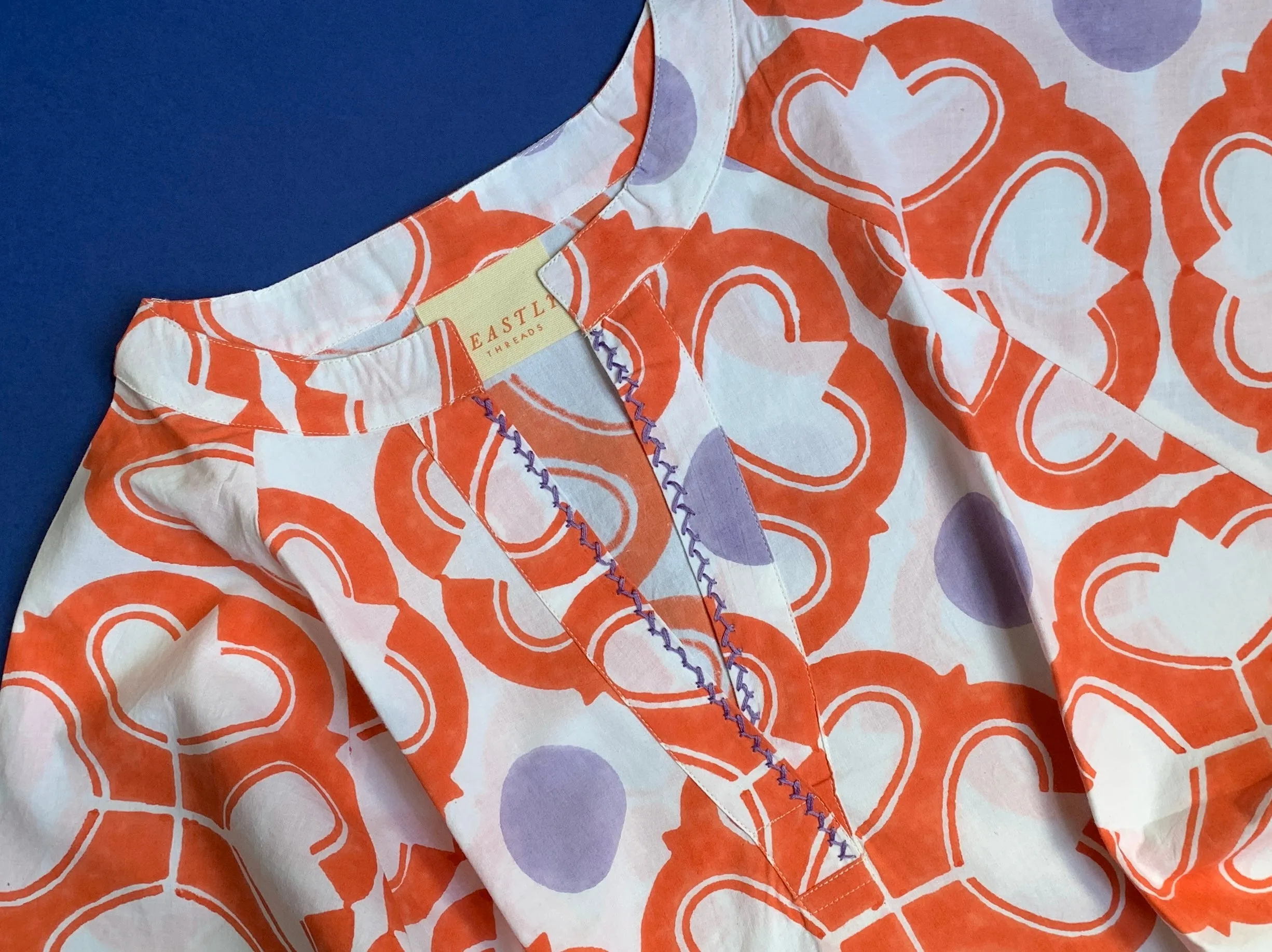 Coral Condor Sundress / Short Kaftan