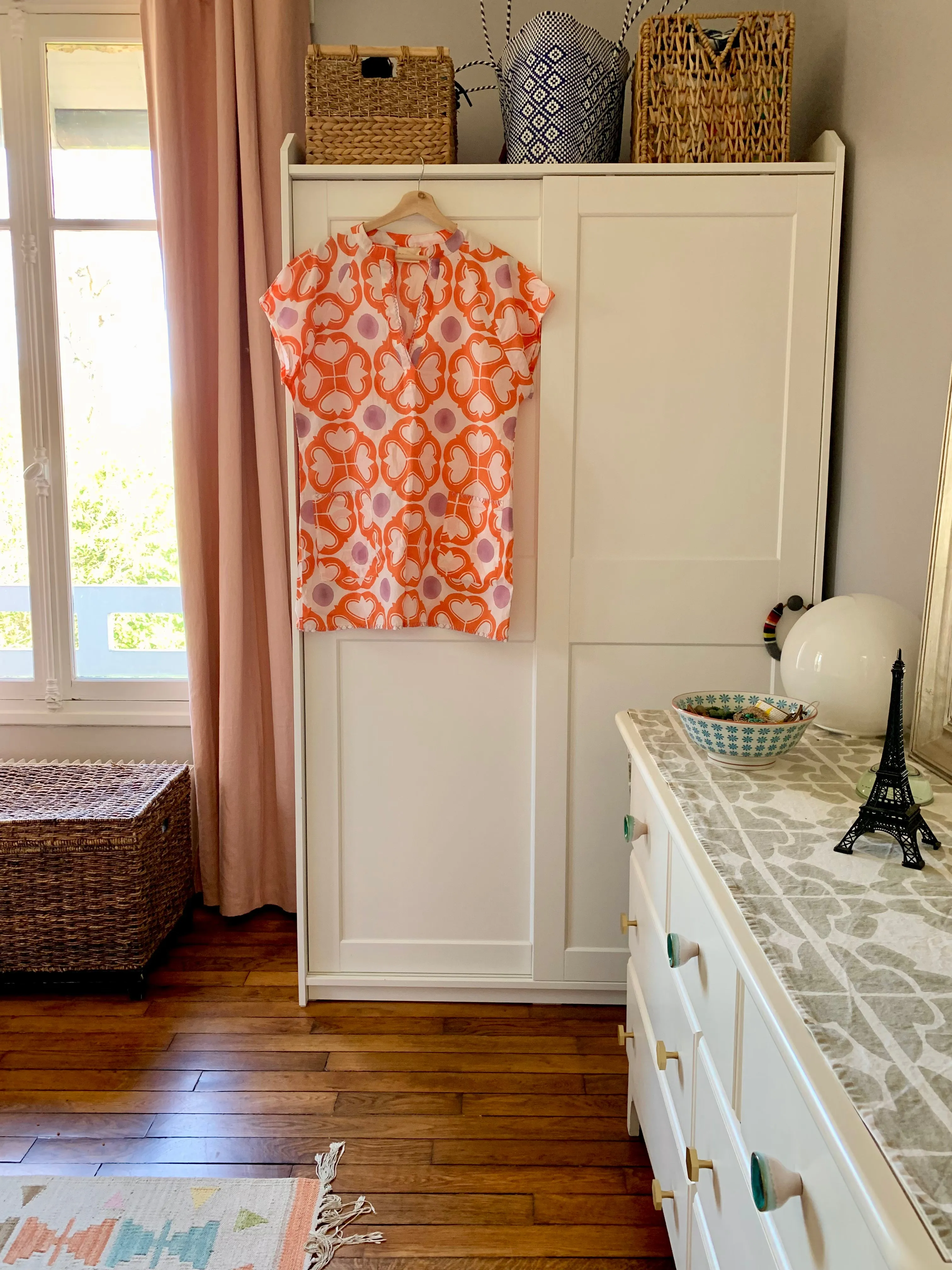 Coral Condor Sundress / Short Kaftan