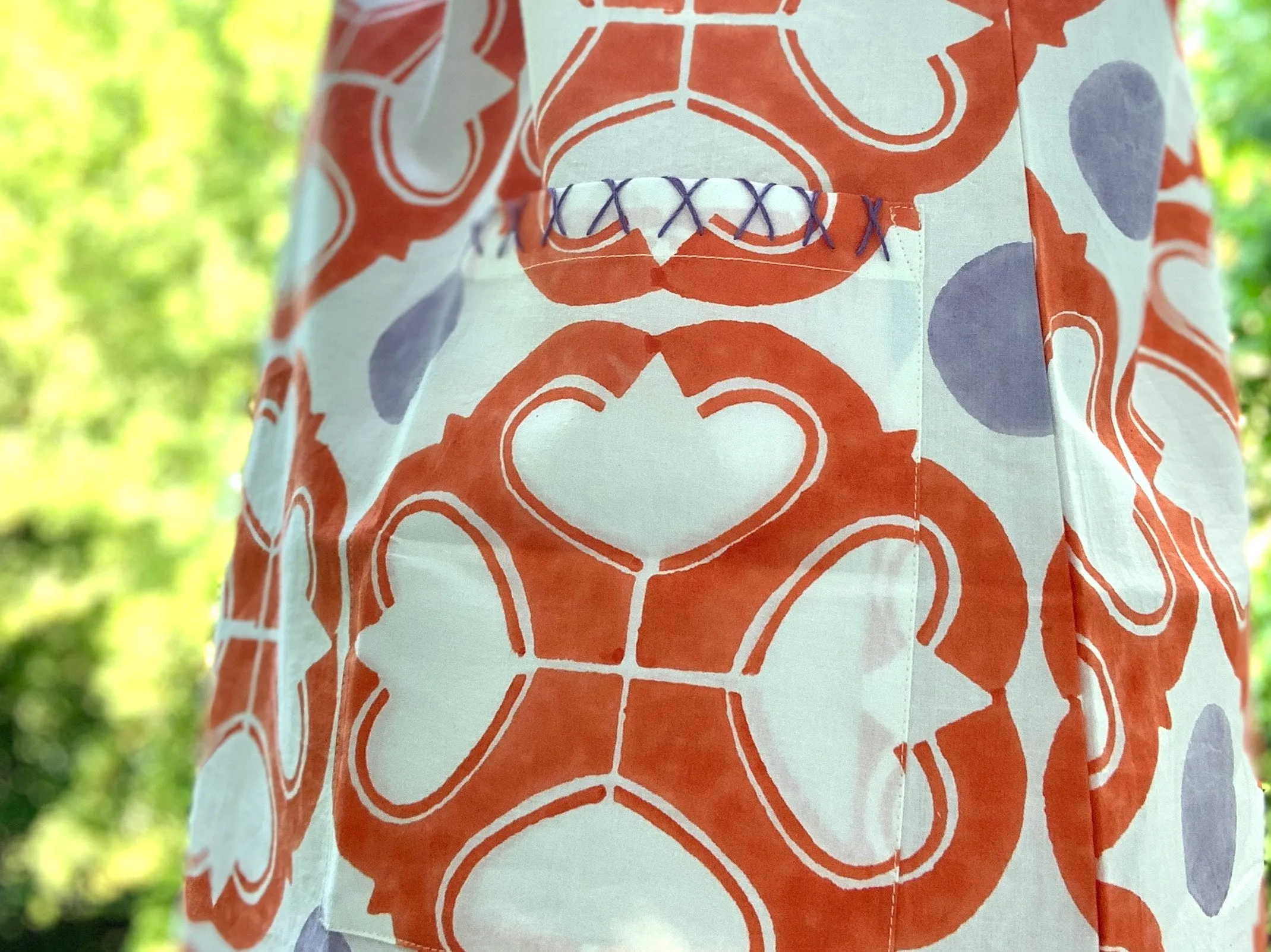 Coral Condor Sundress / Short Kaftan
