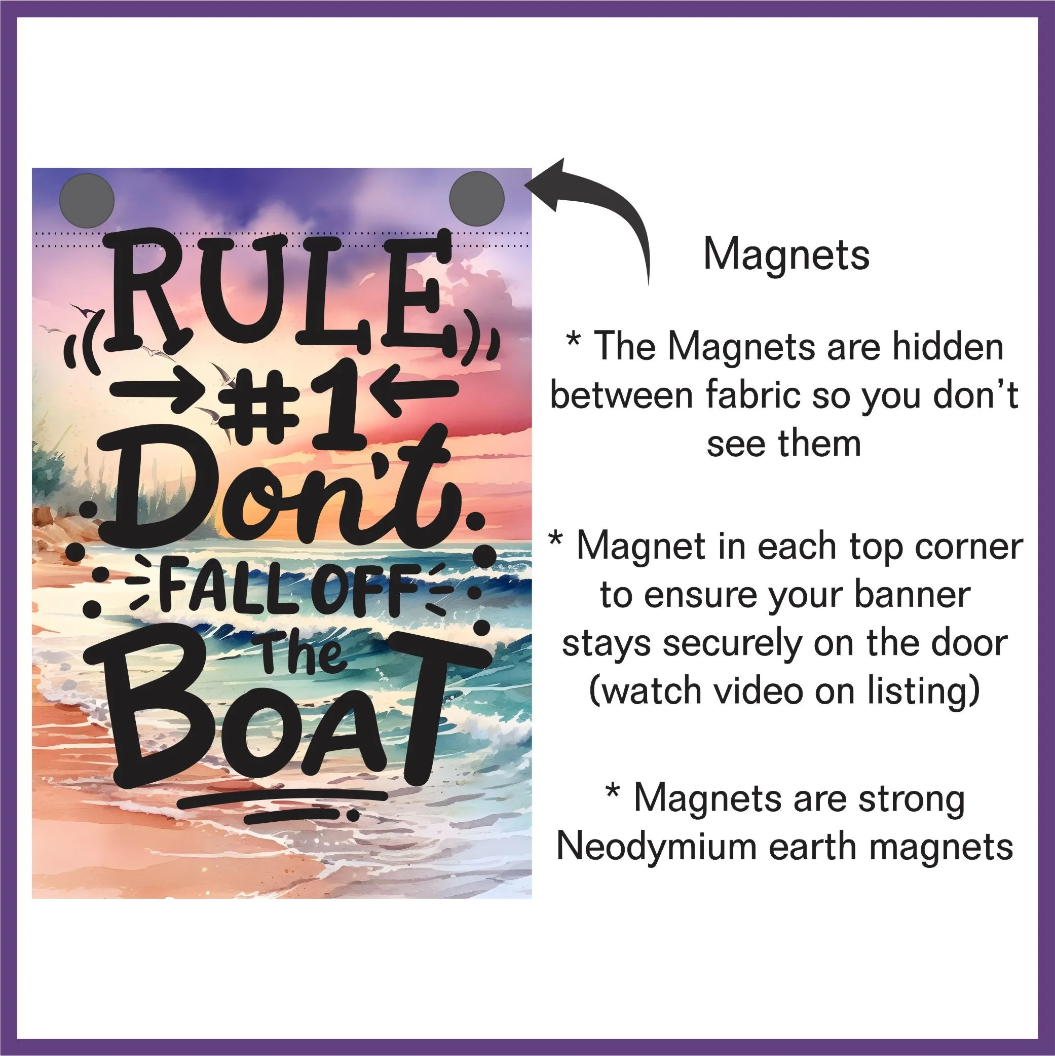 Cruise Door Decoration, Personalized Magnetic Cruise Door Decor, Family Cruise, Cruise Decoration
