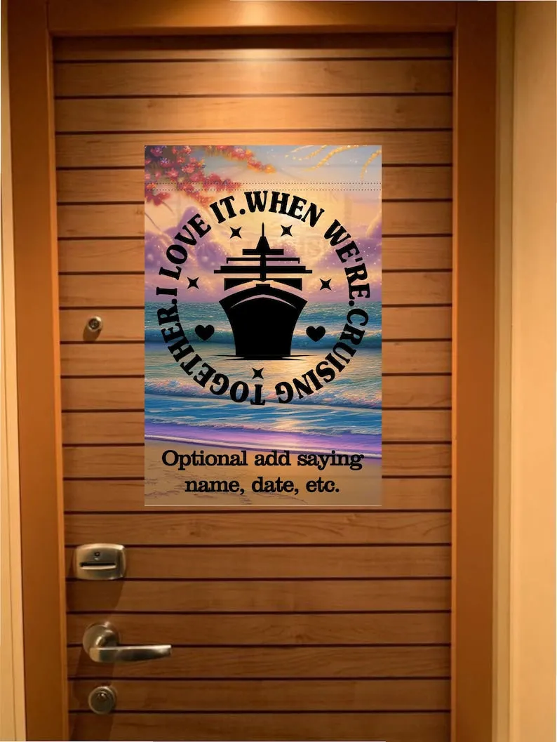 Cruise Door Decoration, Personalized Magnetic Cruise Door Decor, Family Cruise, Cruise Decoration