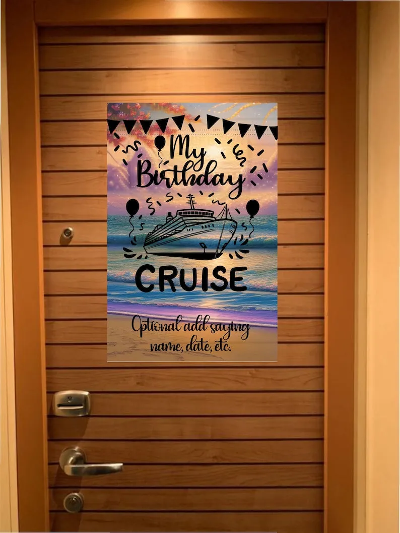 Cruise Door Decoration, Personalized Magnetic Cruise Door Decor, Family Cruise, Cruise Decoration