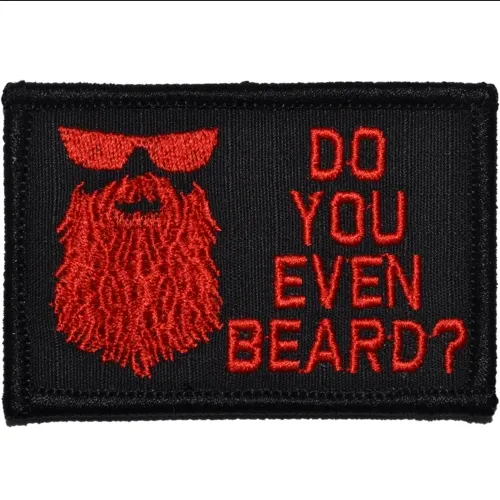 Do You Even Beard? Patch 2"x3" Morale Patch