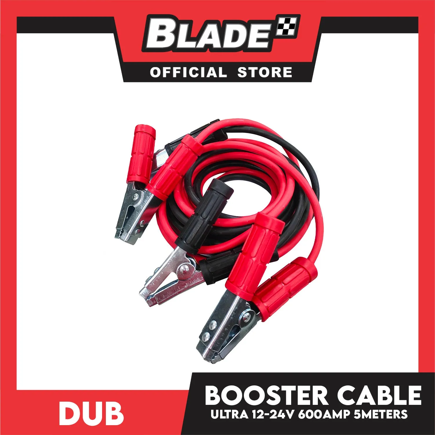 Dub Booster Cables 600amp 5meters 12-24V Heavy Duty