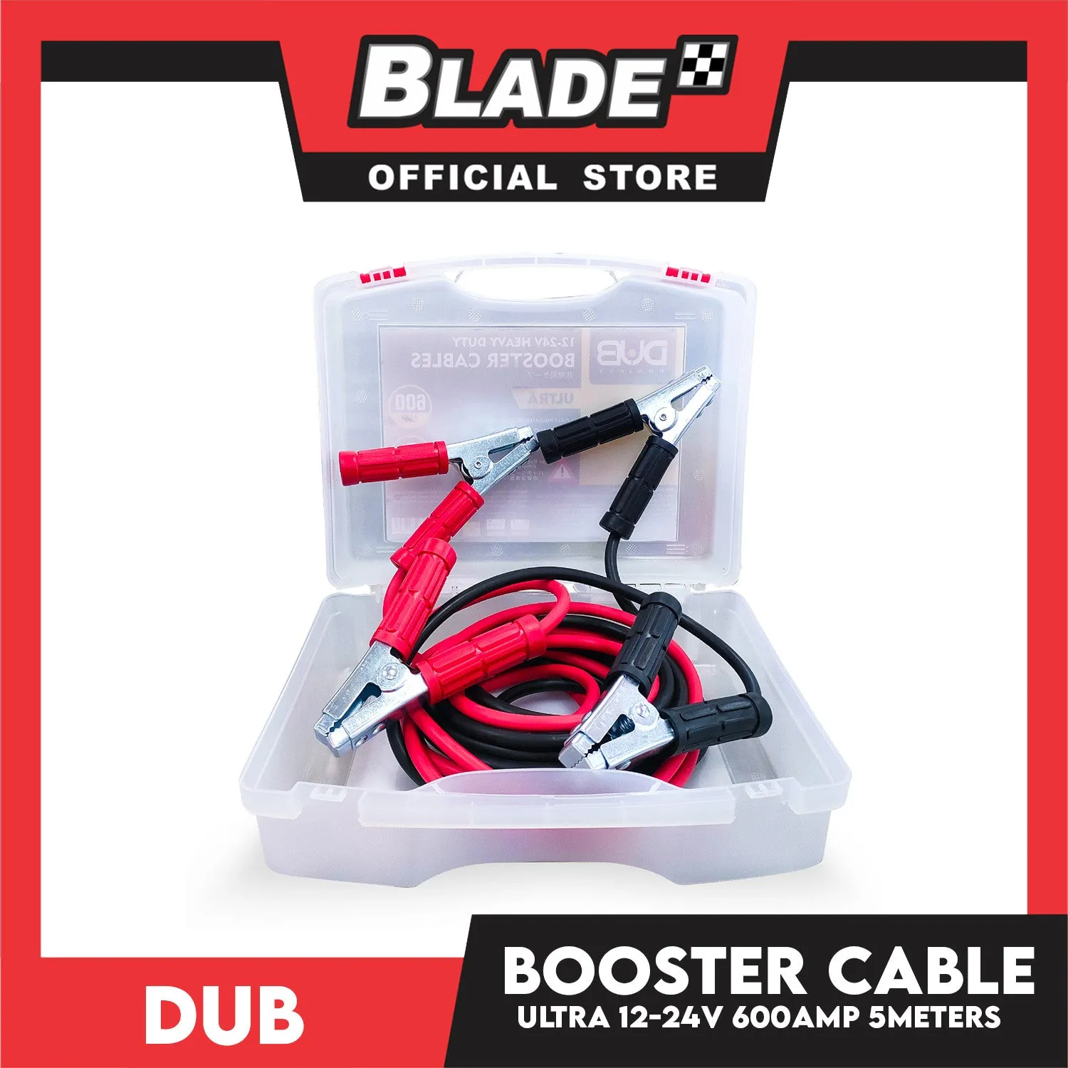 Dub Booster Cables 600amp 5meters 12-24V Heavy Duty