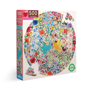 Eeboo Blue Yellow Bird 500PC